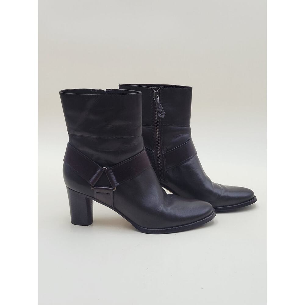 Cole Haan Air D32426 Harness Ankle Boots Womens Sz 6.5 B Dark Brown - Picture 8 of 11